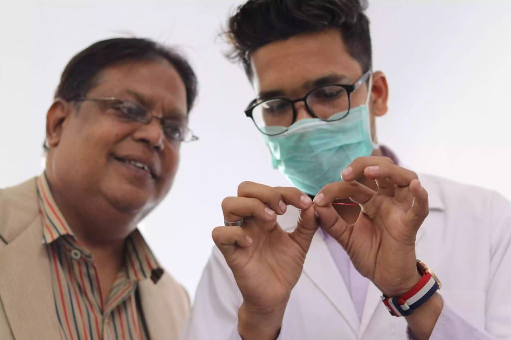 Pharmacy Students in Practical Lab